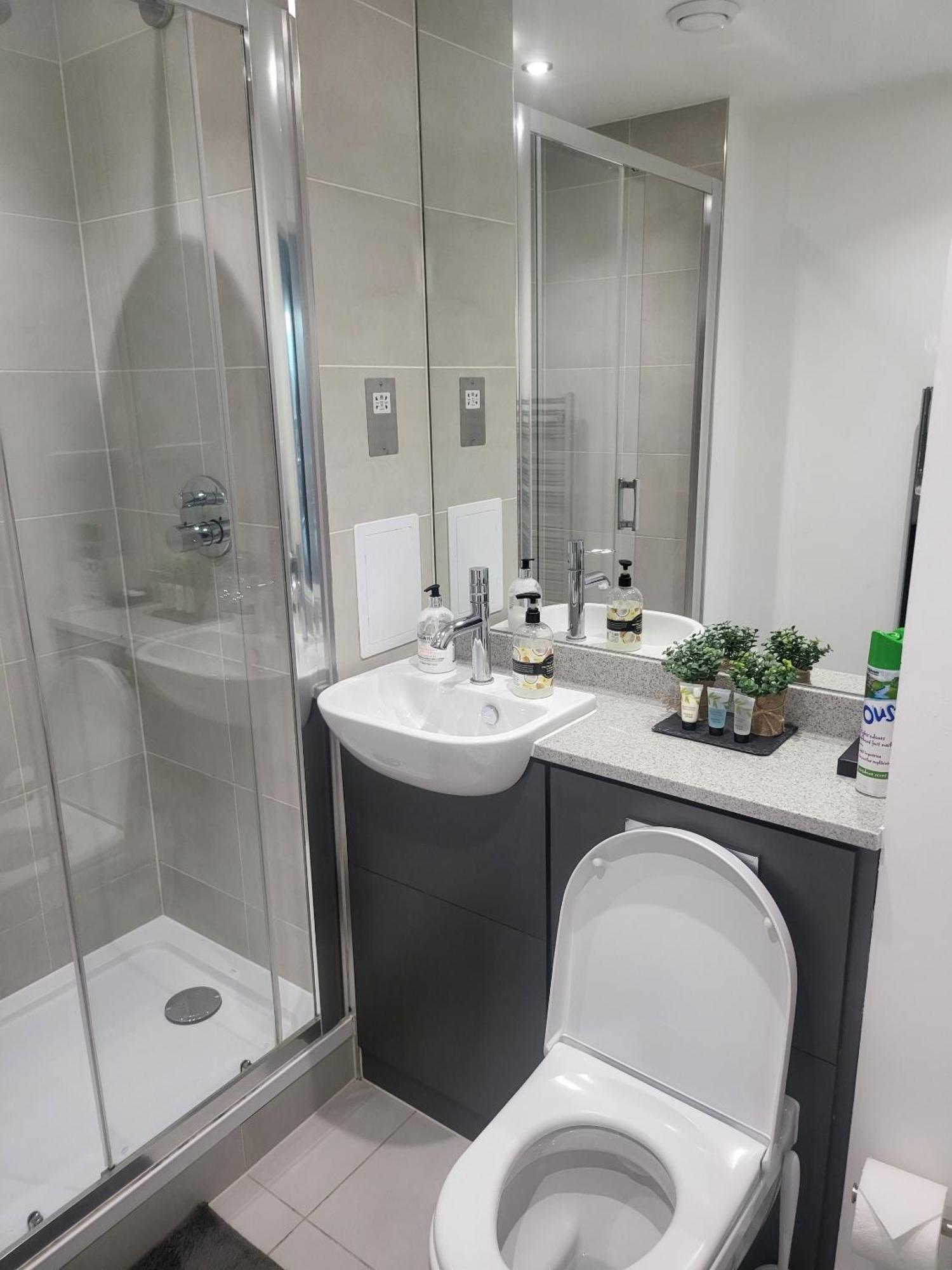 Kayz Lodge- Luxury Ensuite-Private & Shared Accommodation In A New House At The Olympic Village Overlooking Stratford Westfield And Tube Station London Bilik gambar
